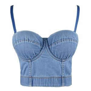 Denim Crop Top